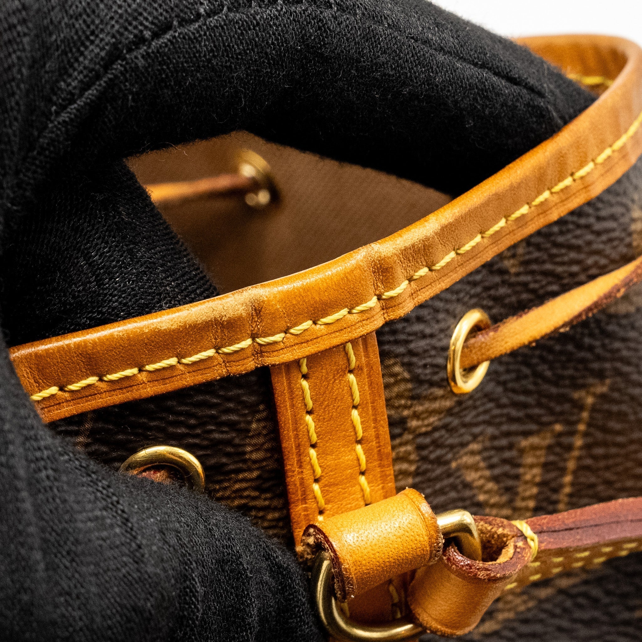 LOUIS VUITTON NANO NOE MONOGRAM CANVAS GHW