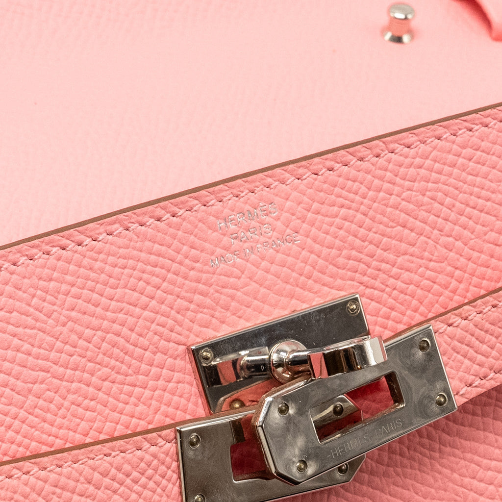 HERMES KELLY TO GO EPSOM 1Q ROSE CONFETTI SHW