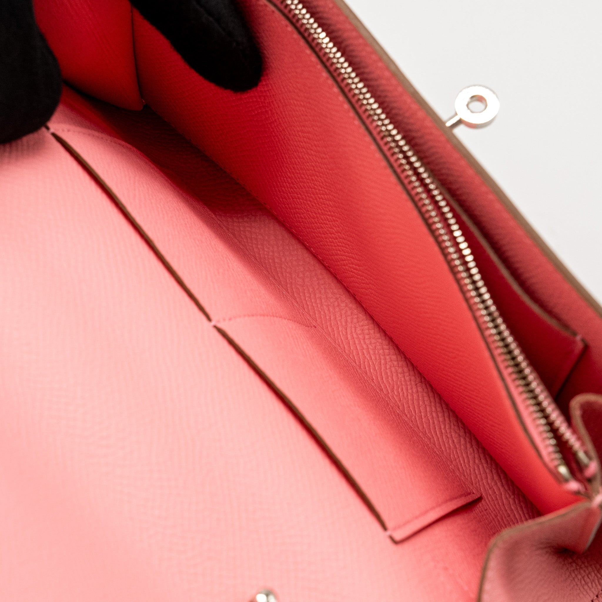 HERMES KELLY TO GO EPSOM 1Q ROSE CONFETTI SHW