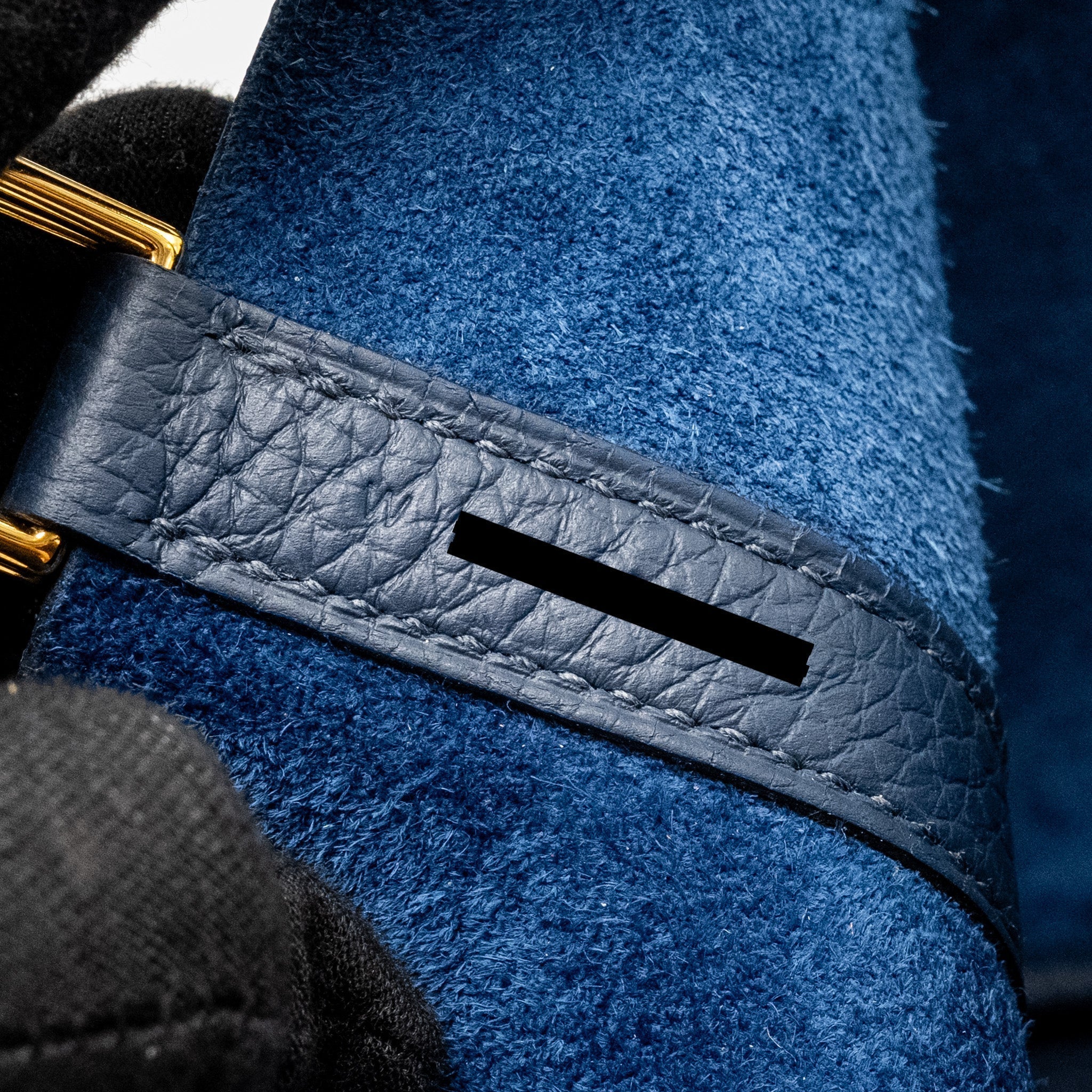 HERMES PICOTIN 18 LOCK BAG CLEMENCE BLEU DE PRUSSE GHW