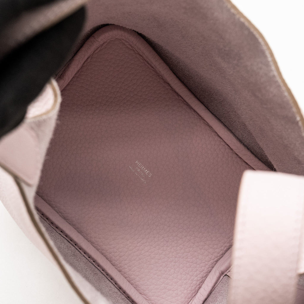 HERMES PICOTIN 18 LOCK BAG CLEMENCE MAUVE PALE SHW