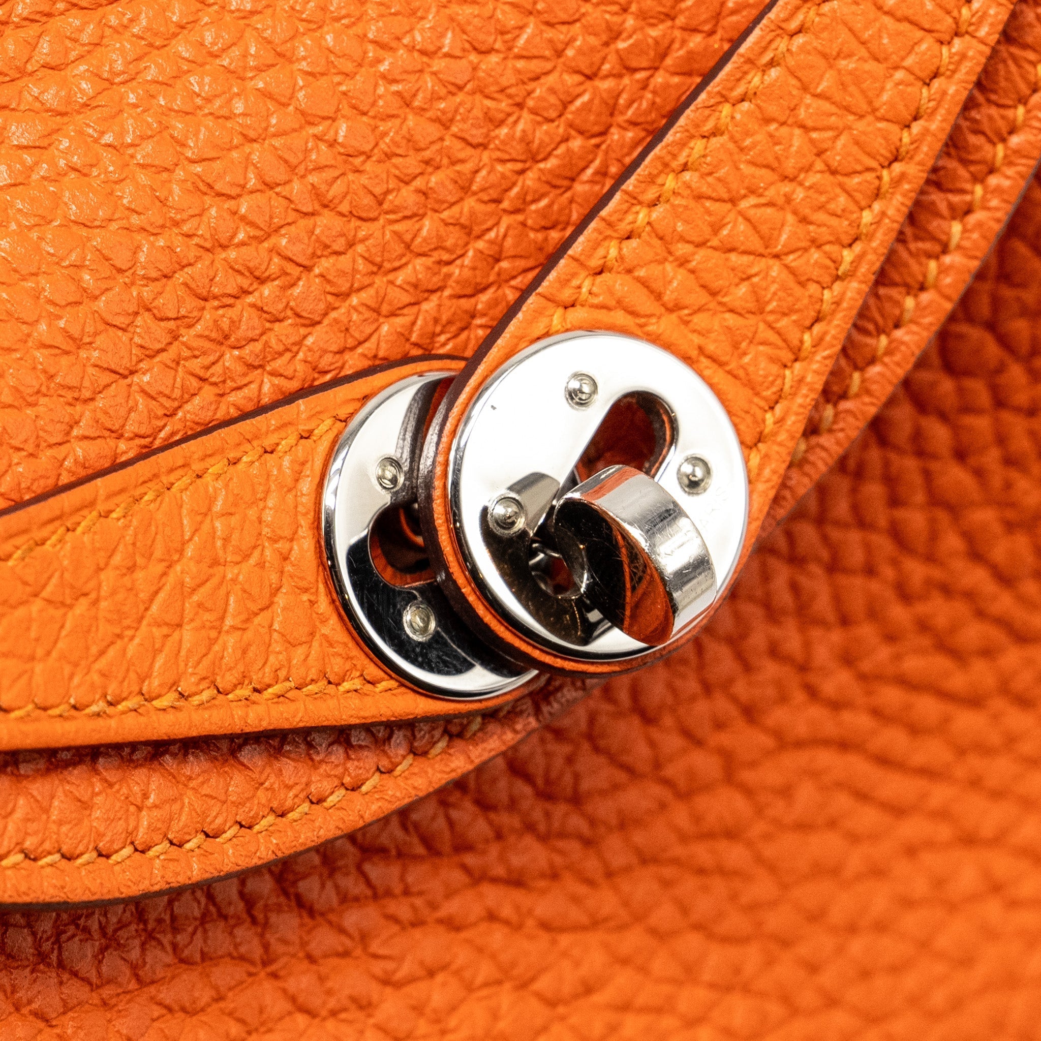 HERMES MINI LINDY CLEMENCE FEU SHW
