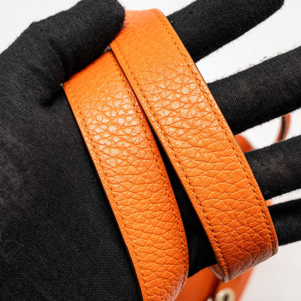 HERMES MINI LINDY CLEMENCE FEU SHW