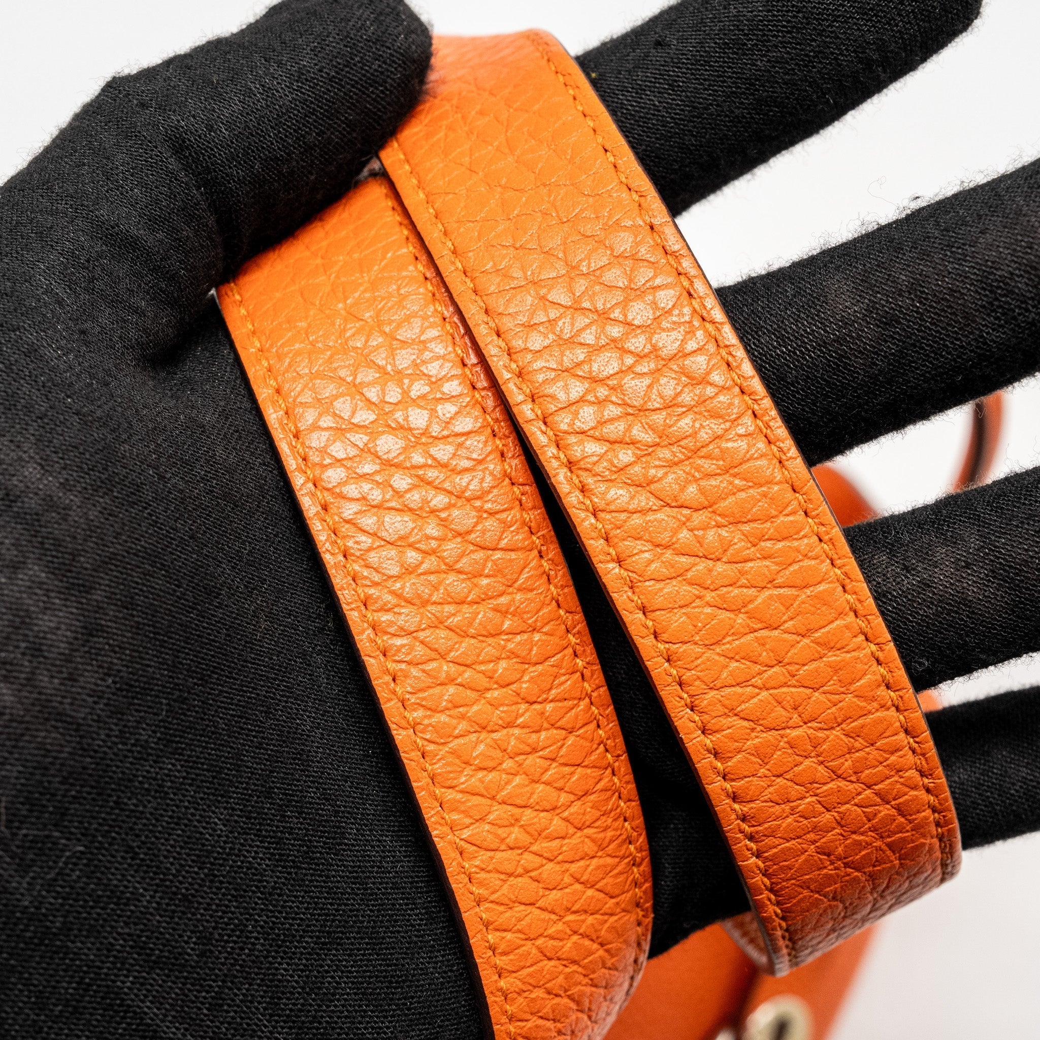 HERMES MINI LINDY CLEMENCE FEU SHW