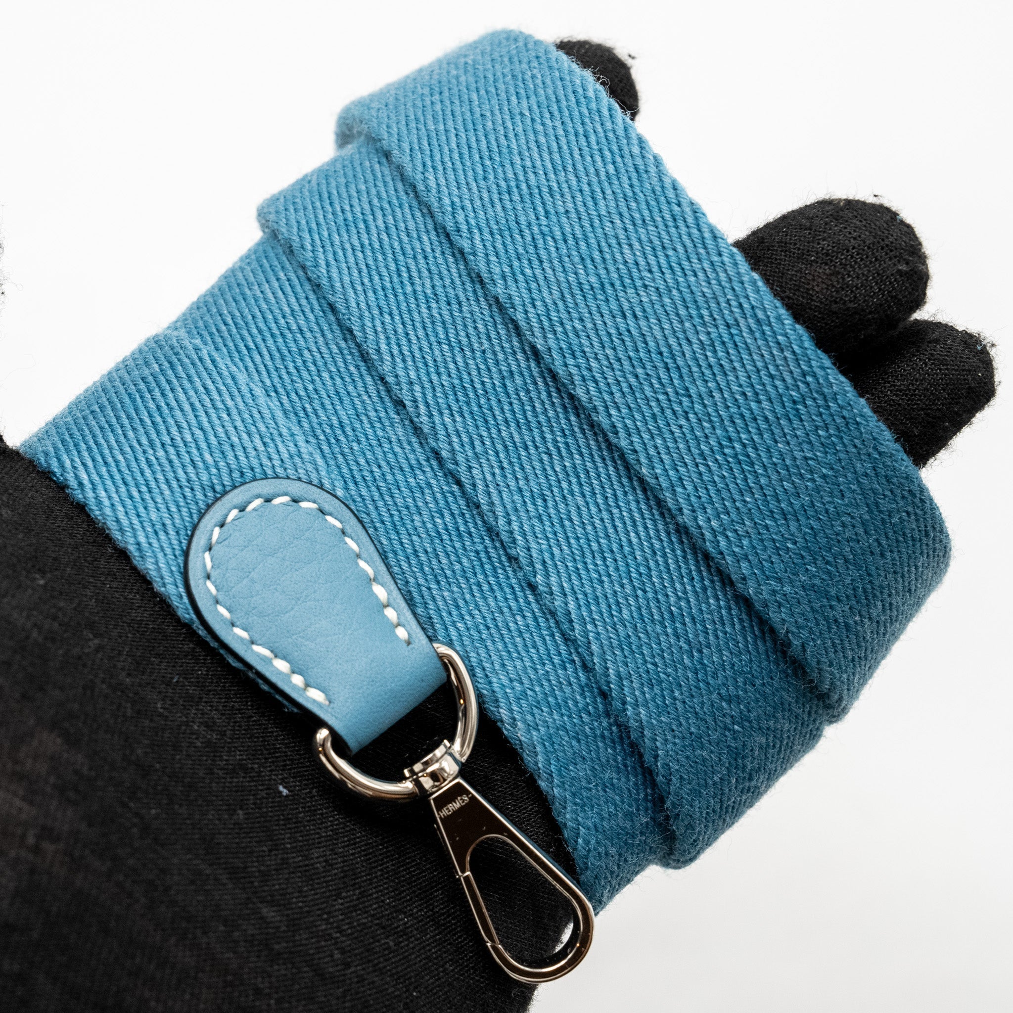 HERMES MINI EVELYNE CLEMENCE NEW BLUE JEAN SHW