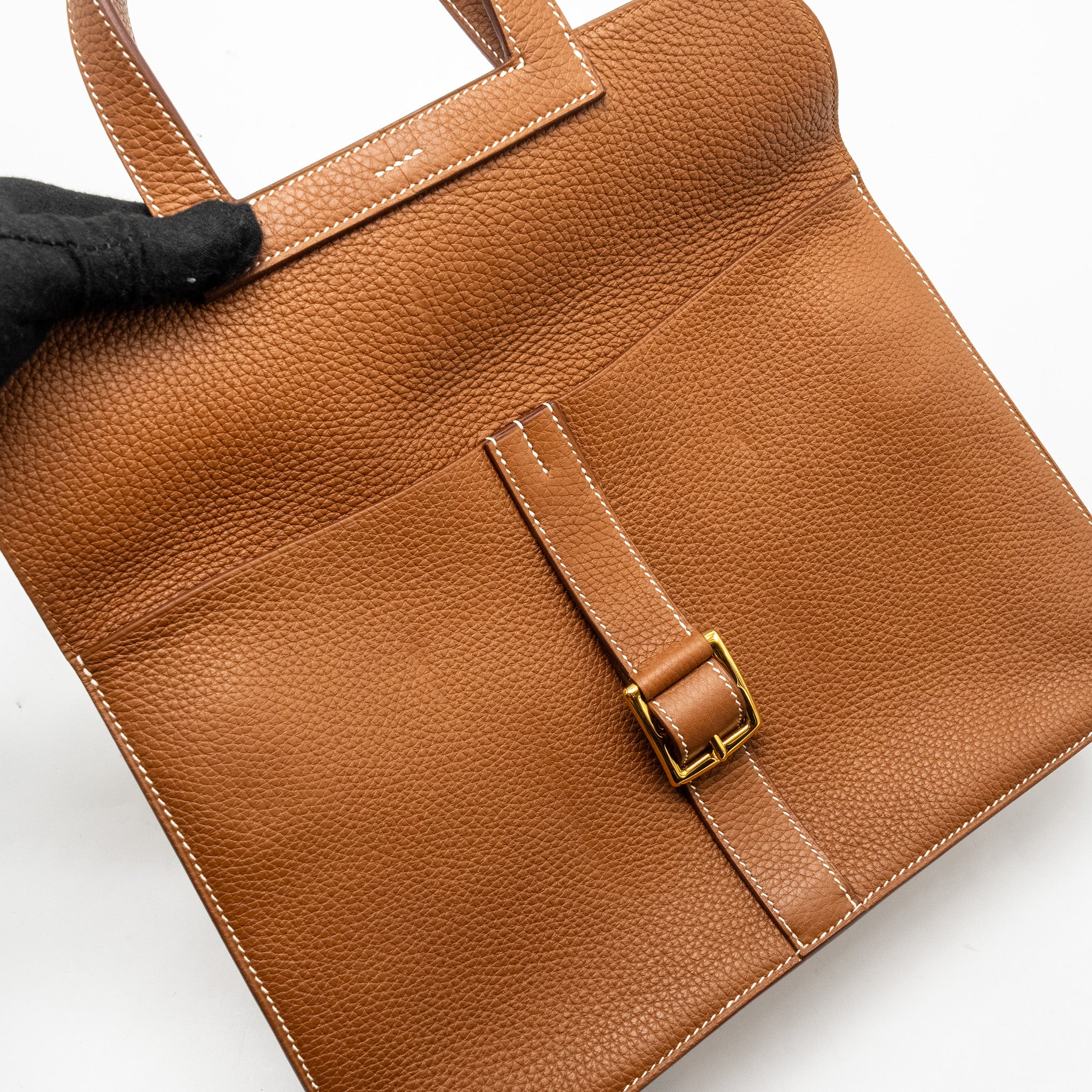 HERMES HALZAN 31 CLEMENCE GOLD GHW