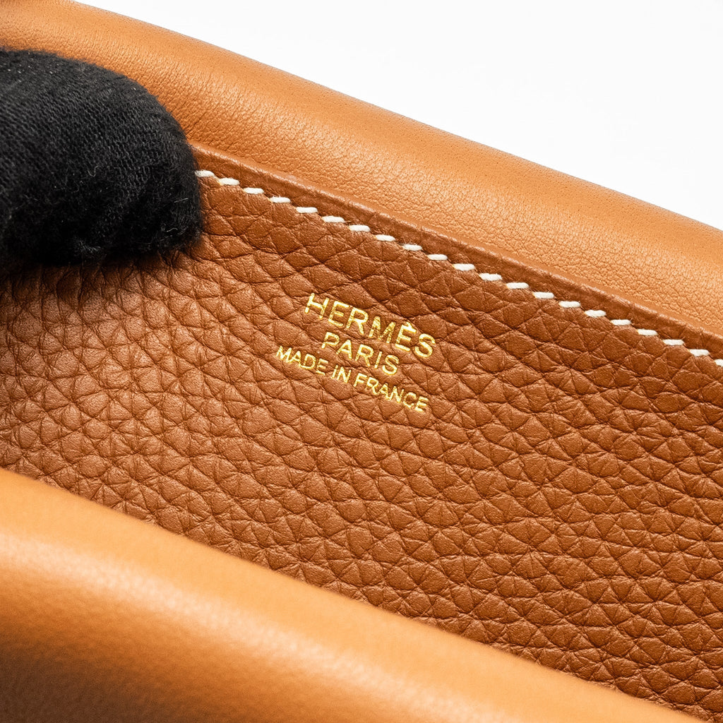 HERMES HALZAN 31 CLEMENCE GOLD GHW