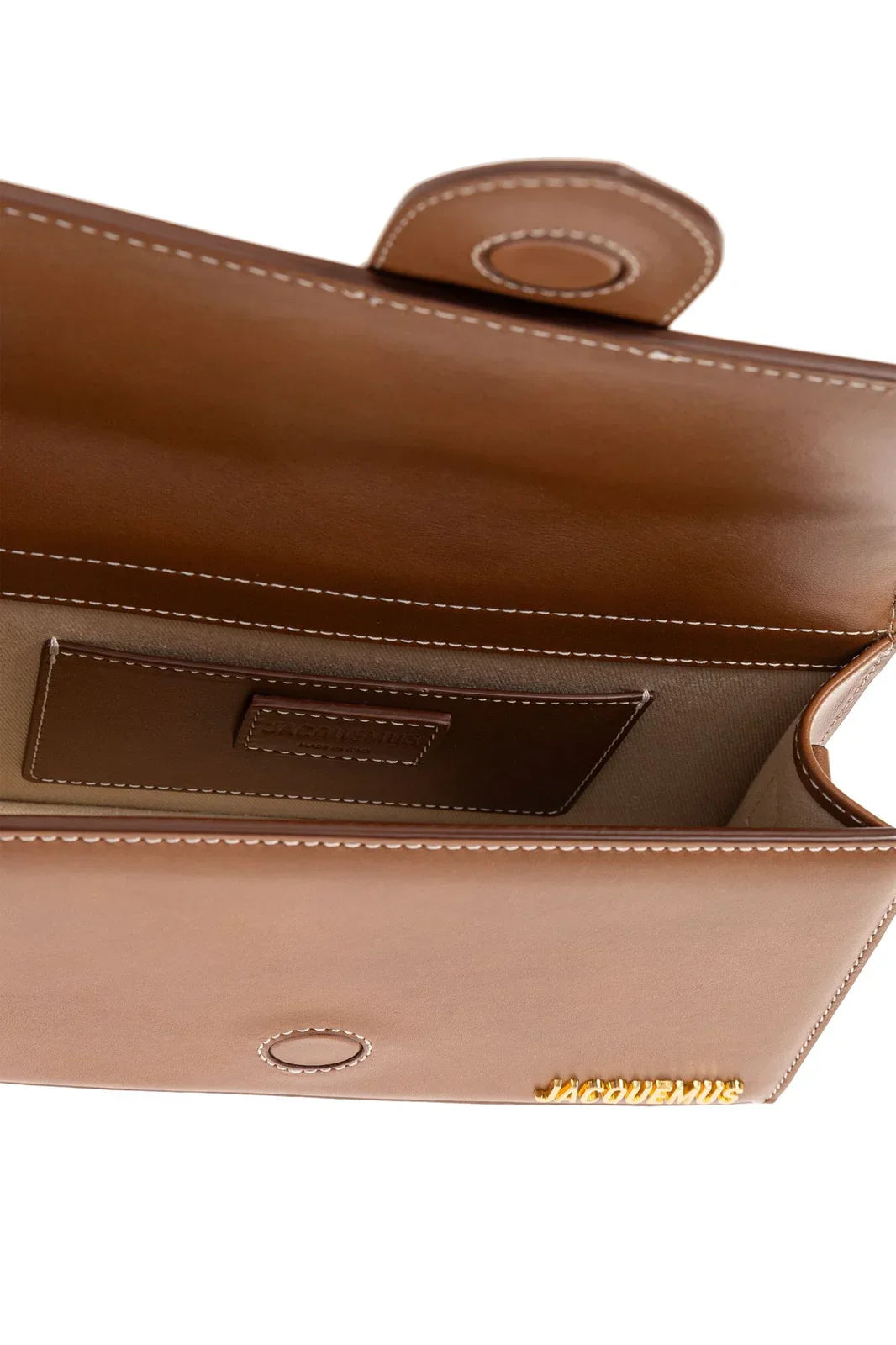 JACQUEMUS BAMBINO BROWN LARGE TOTE BAG