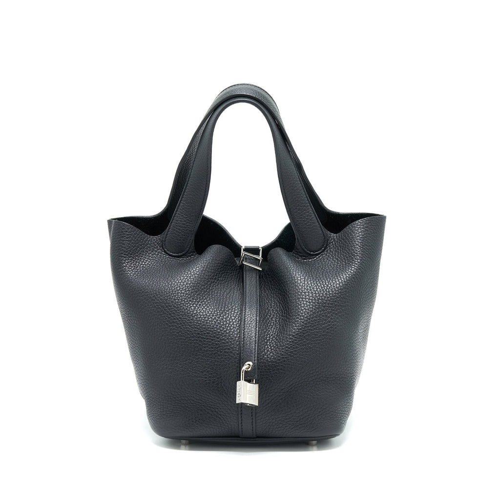 Hermes Picotin 22 Black SHW
