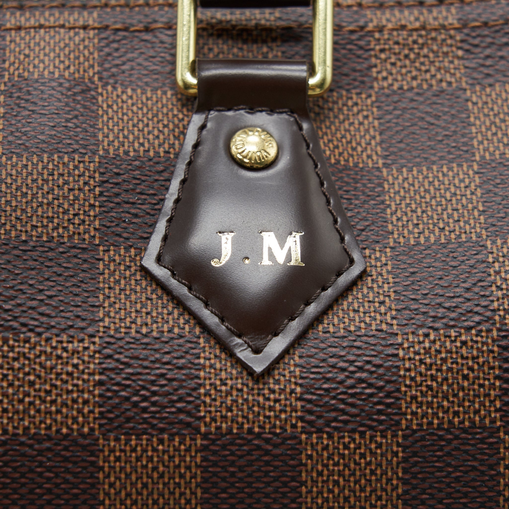 LOUIS VUITTON SPEEDY 25 DAMIER EBENE WITH STRAP