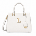 Lorenzia Louvre Tote — Ivory
