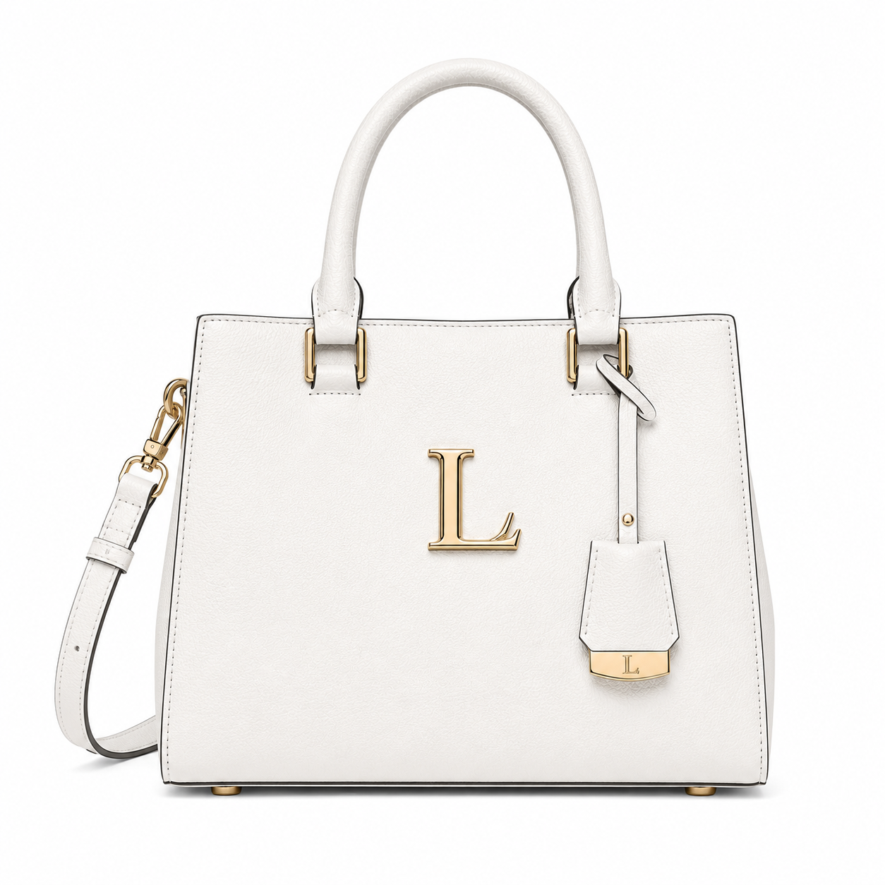 Lorenzia Louvre Tote — Ivory